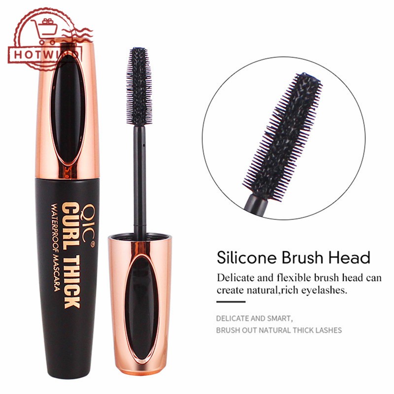 [Hàng mới về] Mascara 4D khô nhanh màu đen làm dày mi hiệu quả