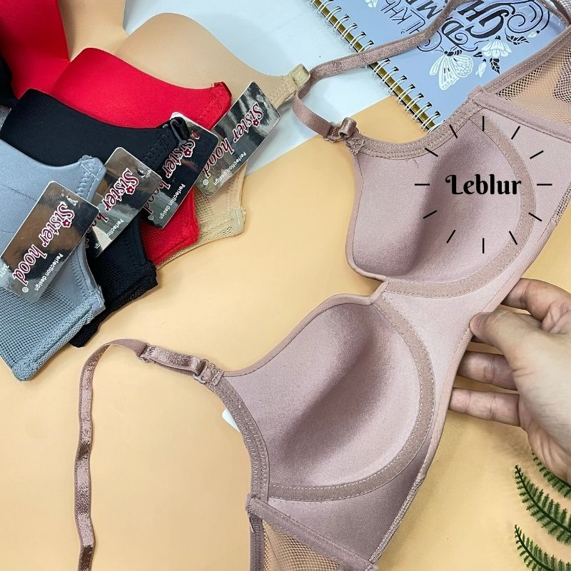 Áo ngực không gọng,độn mút,dành cho ngực nhỏ, áo lót Thái Lan sisterhood 7133, leblur