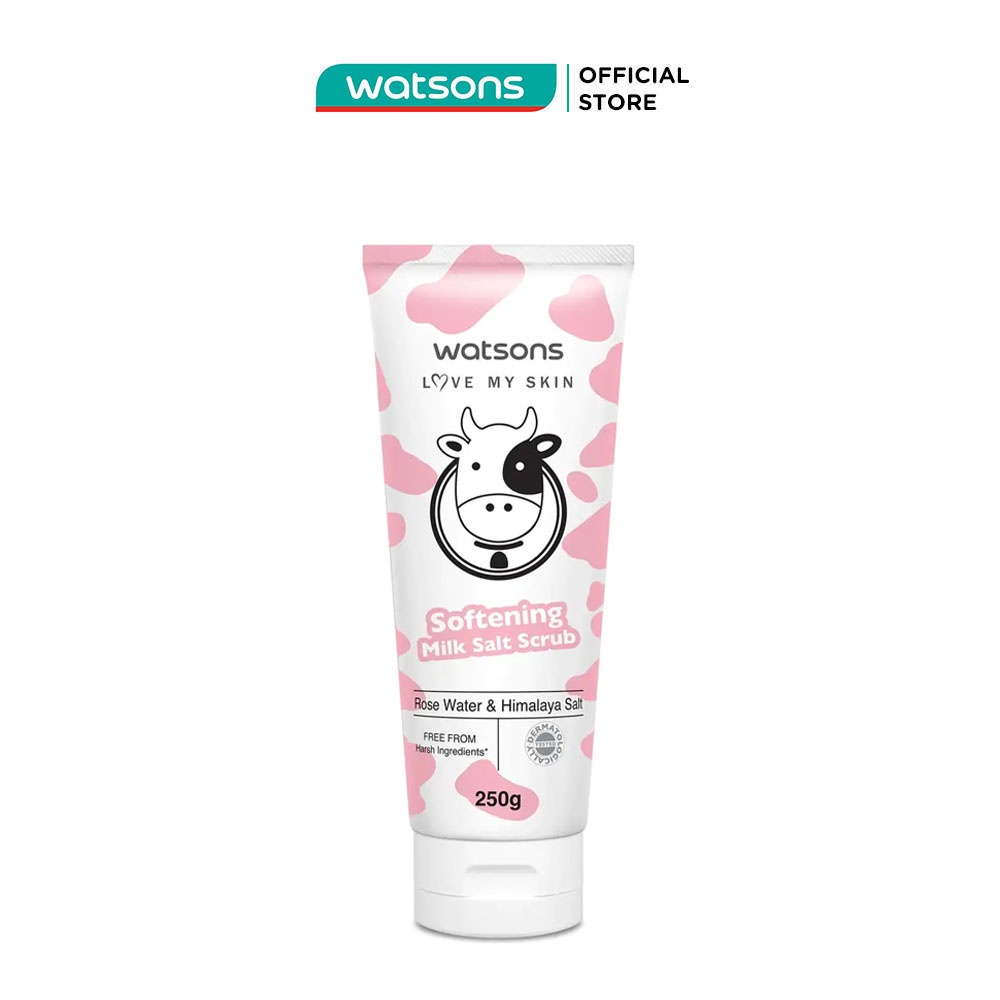 Tẩy Tế Bào Chết Watsons Love My Skin Mềm Mượt Da Softening Milk Salt Scrub 250g