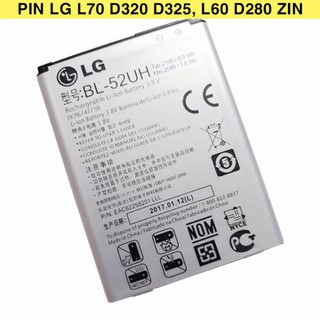 Pin zin LG L70 D320 BL-52UH