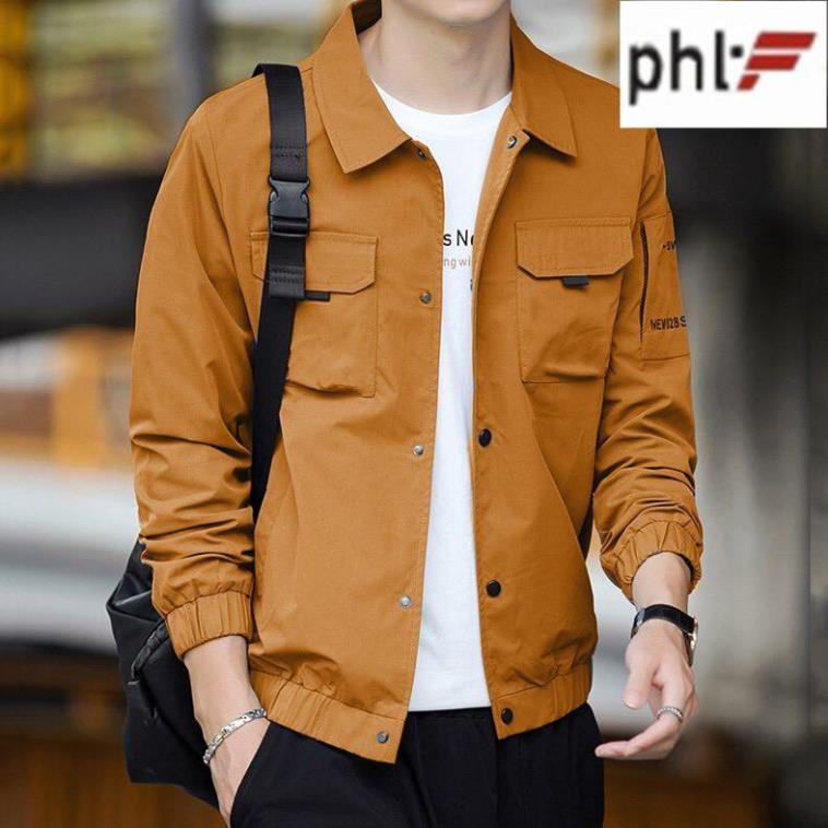 [HÀNG VNXK] Áo khoác kaki bomber 2 lớp cao cấp phl Fashion bk19 độc lạ