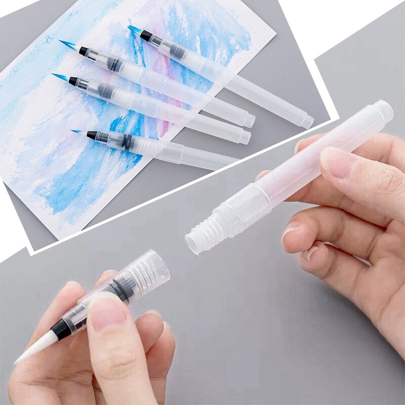 Cọ Vẽ Tranh Màu Nước Đầu Mềm Có Thể Bơm Lại Được