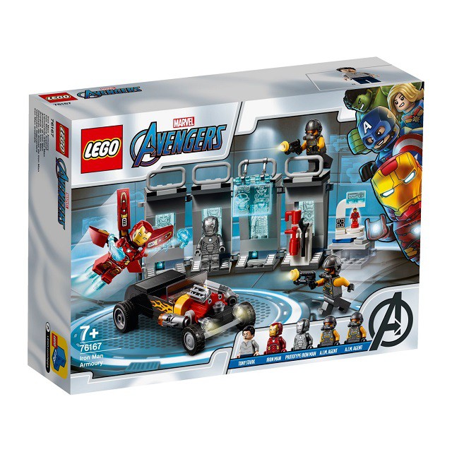 [HÀNG ĐẶT 2-3 TUẦN] LEGO Super Heroes Batman 76167 Iron Man Armory Kho Vũ Khí Của Người Sắt