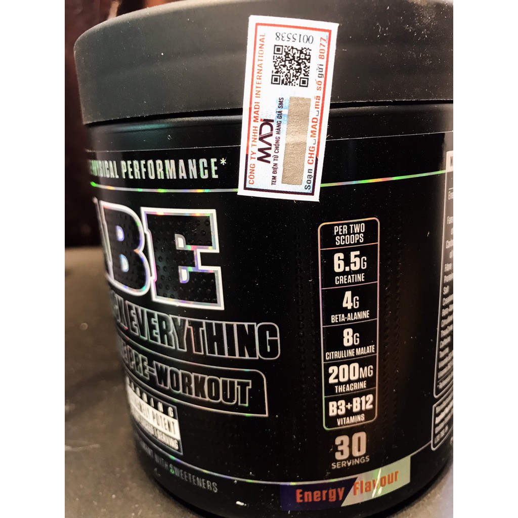 Abe Pre workout 30 serving Applied Nutrition hỗ trợ tăng sức mạnh tăng cơ - ABE Swizzels