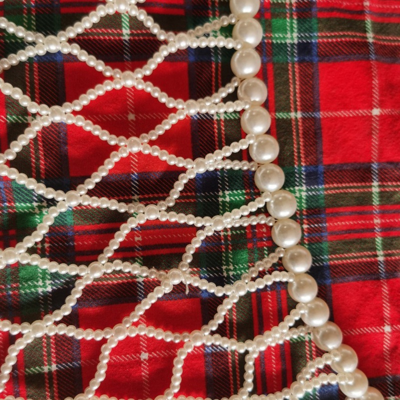 Áo Choàng Hán Phục Đính Ngọc Trai Sang Trọng Cho Nữ