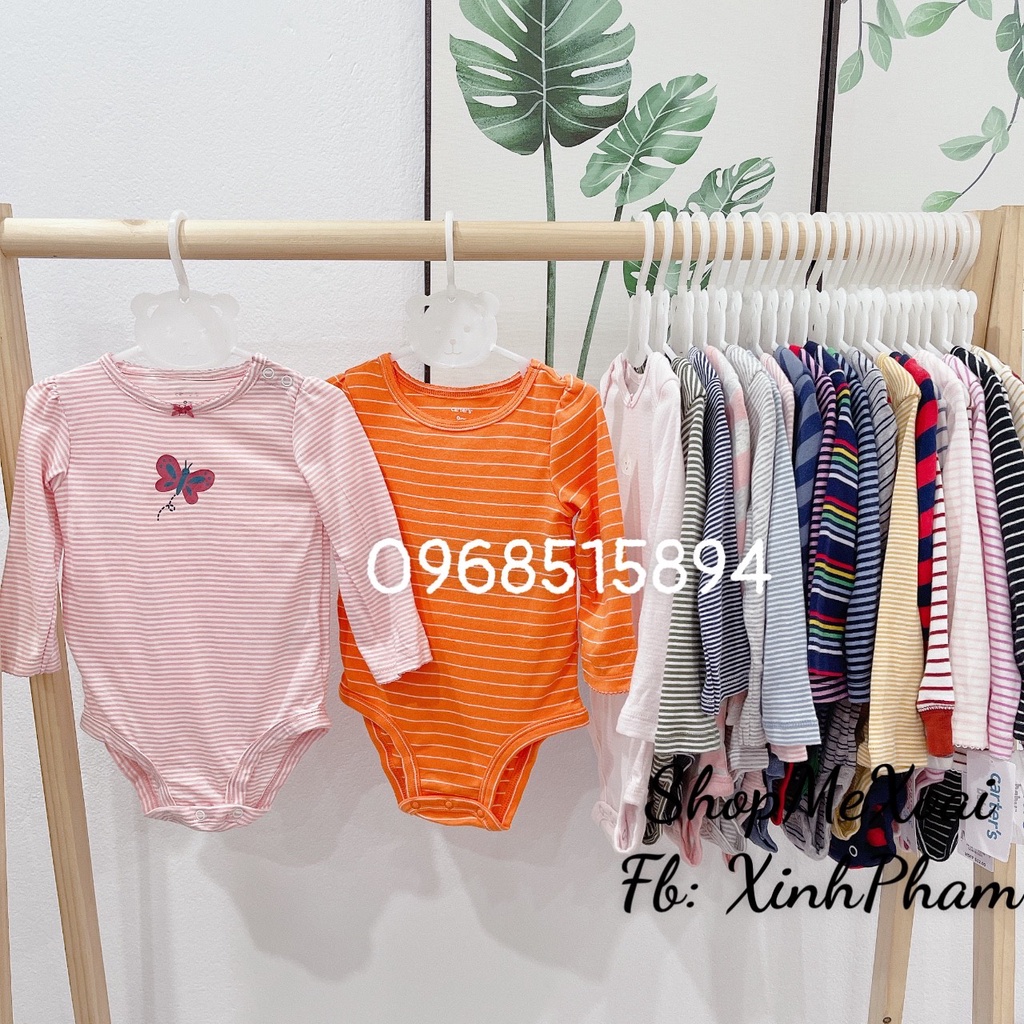 [SIZE 12M 8-9,5kg LINK 3] BODYSUIT CARTER ,BODYCHIP DÀI TAY MIX HÃNG