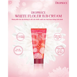 Kem nền trang điểm Deoproce White Flower (30g) - BB cream Deoproce white flower SPF35+ PA+++