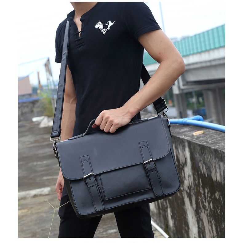 Túi xách nam công sở thời trang cao cấp, Cặp xách da nam công sở bền đẹp giá rẻ đựng được laptop 15 inch | BigBuy360 - bigbuy360.vn