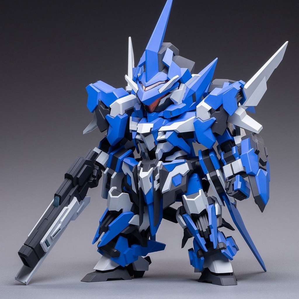 [] Orange Cat Industry Flash Chuang Red Gale Gươm gắn súng gắn trên Mecha Q Phiên bản SD Super Series Máy bay chiến đấu mô hình lắp ráp