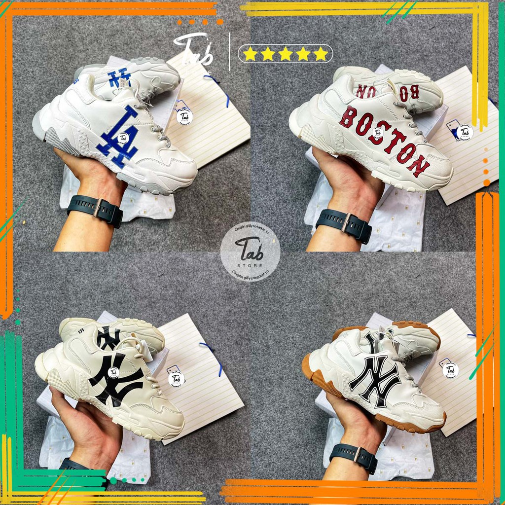[TabSneaker] Giày Thể Thao M͙L͙B͙ BOSTON, LA, NY Giày Tăng Chiều Cao Cho Nam Và Nữ