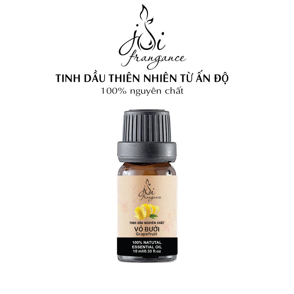 Tinh dầu Vỏ Bưởi nguyên chất - Lọ 10 ml | Kiểm nghiệm GC-MS và COA chuẩn USDA