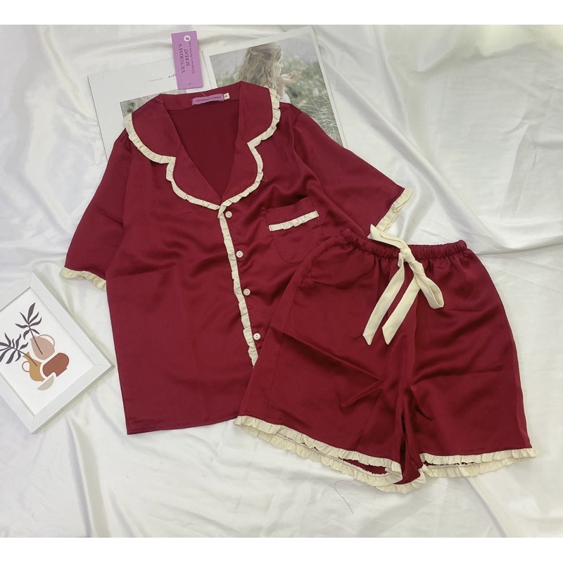 BÁN SỈ BỘ LỤA ĐÙI VIỀN BÈO ĐÁP TÚI CHO NỮ | BigBuy360 - bigbuy360.vn