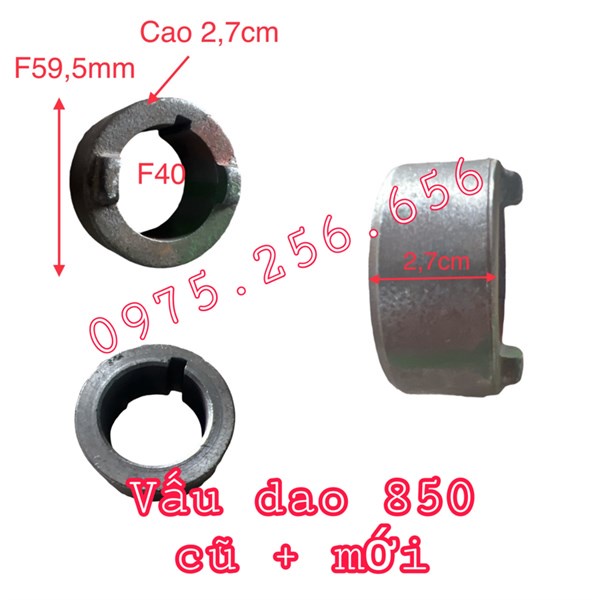 vấu dao 850 cũ + mới