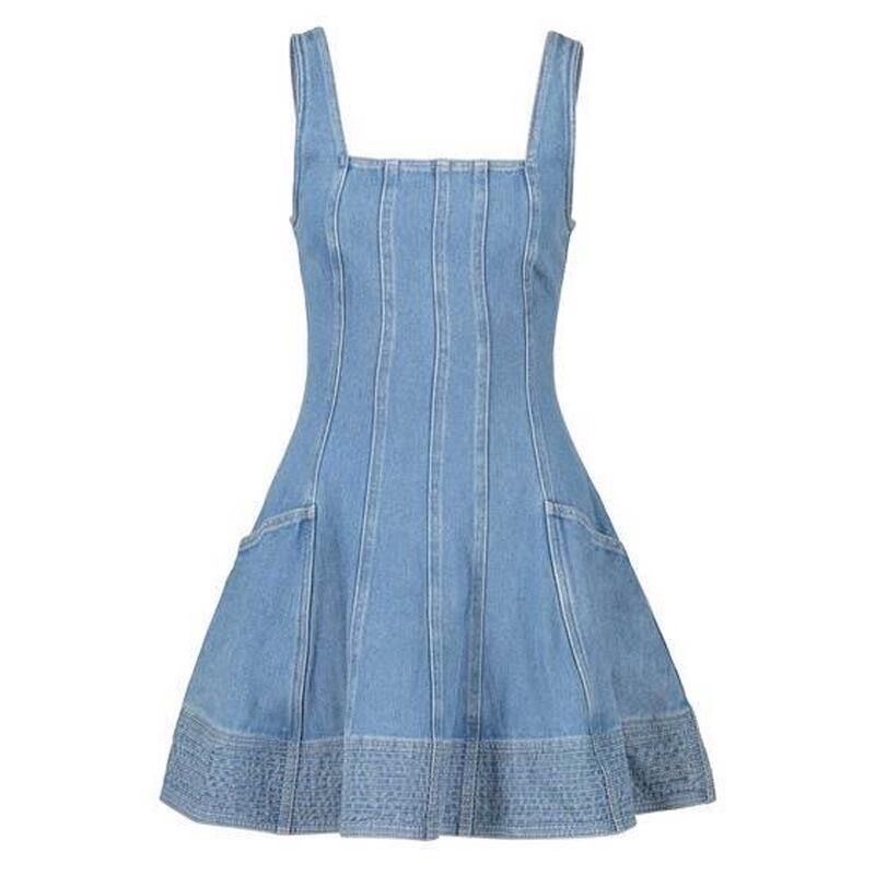 Đầm Jean Hai Dây Babydoll Dáng Xoè Taobao Order