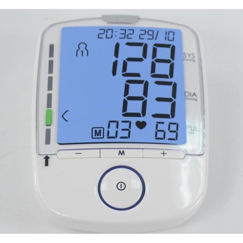 Máy đo huyết áp ,máy đo huyết áp bắp tay BEURER BM47 kèm adapter cảnh báo rối loạn nhịp tim bảo hành 36 tháng