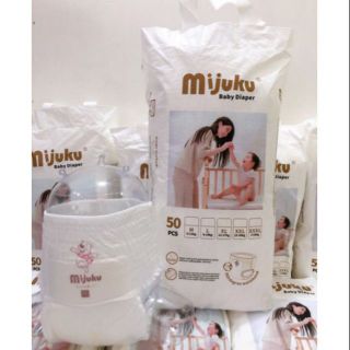Bỉm quần Mijuku xuất Nhật M50/ L 50/Xl 50/ XXL 50 miếng (kèm hàng tặng dùng thử)