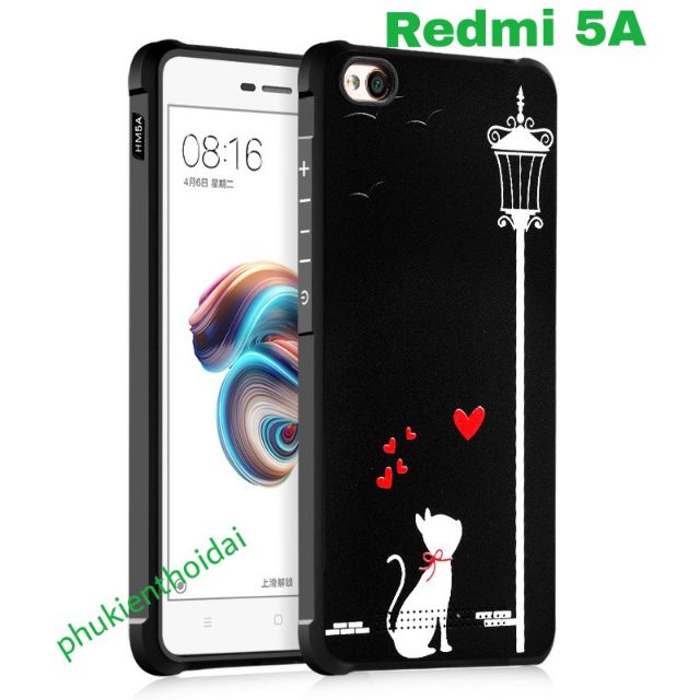 Xiaomi Redmi 5A ốp lưng chống sốc in 3D cao cấp