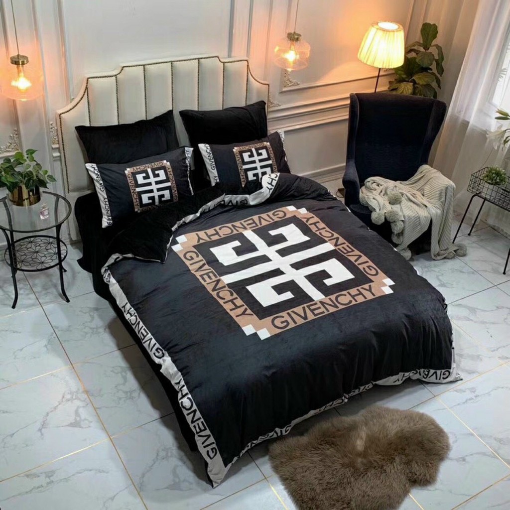 BỘ CHĂN GA GỐI NỈ NHUNG 4 MÓN