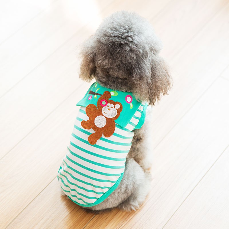 Quần áo chó chó nhỏ hơn gấu Teddy chihuahua ngộ nghĩnh dễ thương bán áo mùa xuân