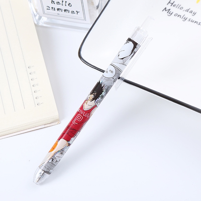 Bút Mực gel Mực Đen Ngòi 0.5mm In Họa Tiết Hoạt Hình Dễ Thương