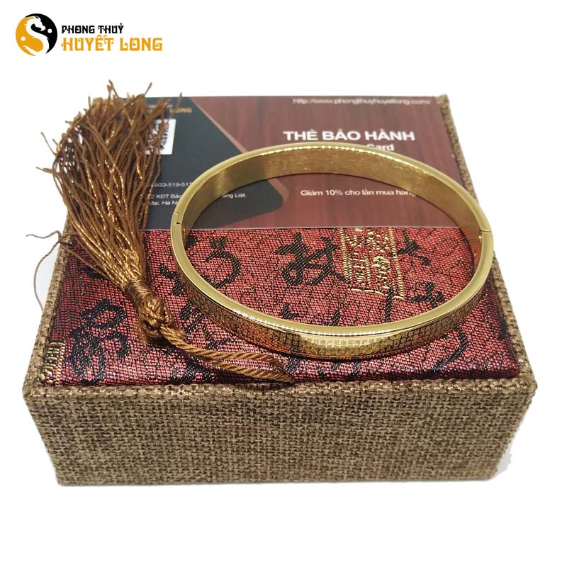 Vòng Tay Khắc Chú Đại Bi Đủ Size Nam Nữ - Phong Thủy Huyết Long