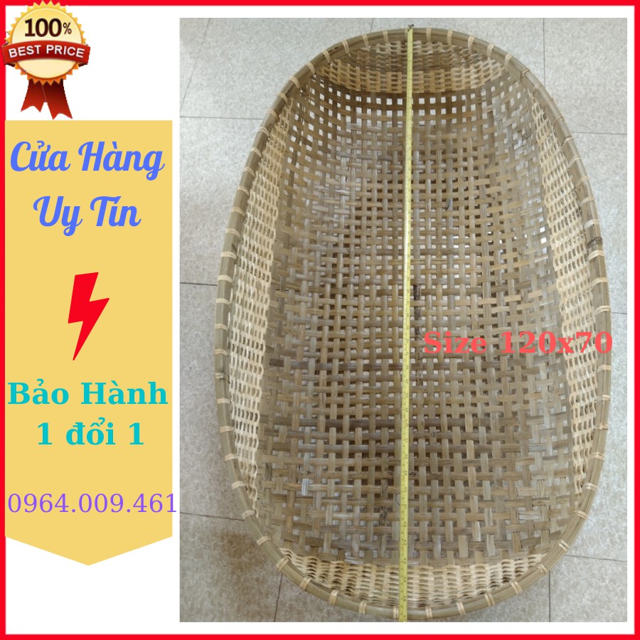 Nôi Tre Đặt Nằm Võng Cho Bé Size 120x70 Kèm Bọc Nệm