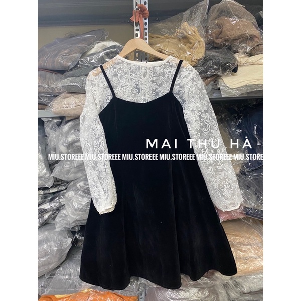 SET YẾM ÁO VOAN THÊU HOA TIỂU THƯ KÈM YẾM NHUNG HAI DÂY