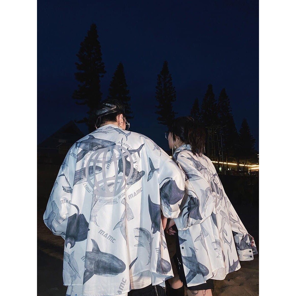 ÁO SƠ MI FORM RỘNG NAM NỮ UNISEX KIỂU KHOÁC CÁC TÍNH SIÊU PHẨM THỜI TRANG HOT BAO ĐẸP