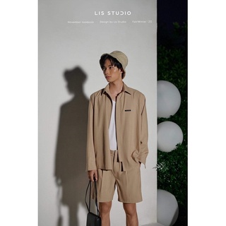 Quần đùi Beige Line Short