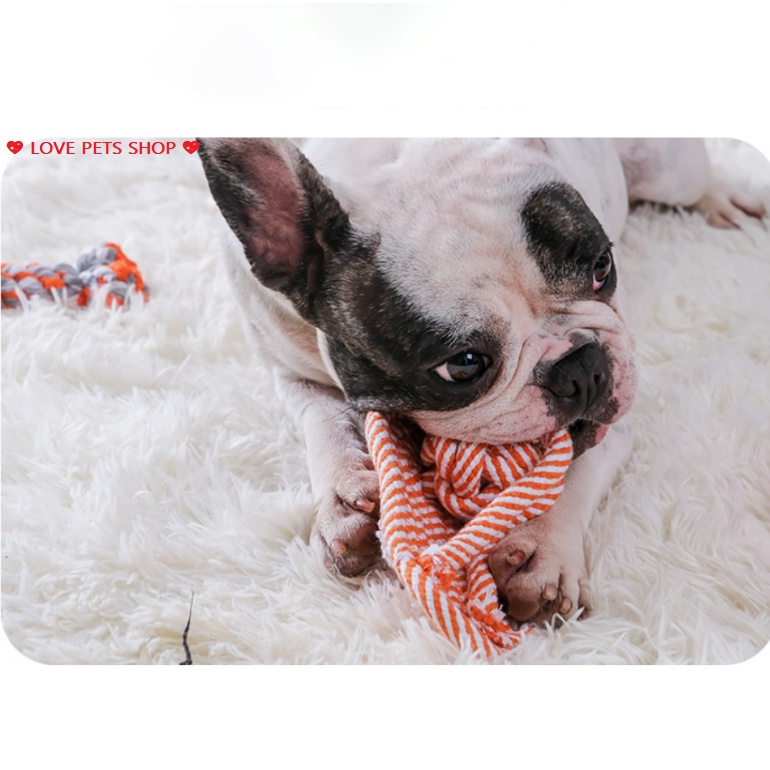 ĐỒ CHƠI CHO CHÓ, DÂY THỪNG GẶM SẠCH RĂNG CHO CHÓ - LOVE PETS SHOP