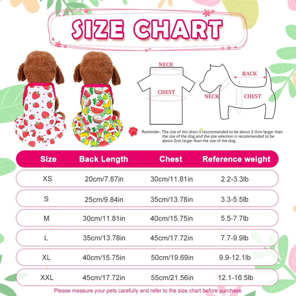 Đầm thời trang mùa hè xinh xắn dành cho cún cưng