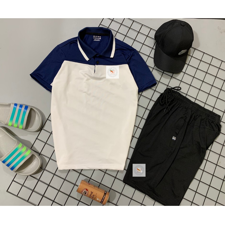 Bộ quần áo hè ❤FreeShip❤  cổ tròn/bẻ 4 màu lựa chọn, chất polo cá sấu thoáng mát. | BigBuy360 - bigbuy360.vn