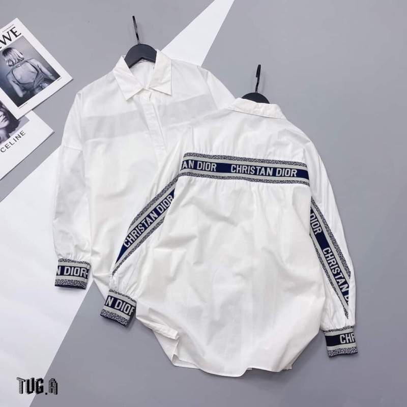 [FREESHIP - HÀNG LOẠI 1] ÁO SƠ MI VIỀN VAI DIOR | BigBuy360 - bigbuy360.vn