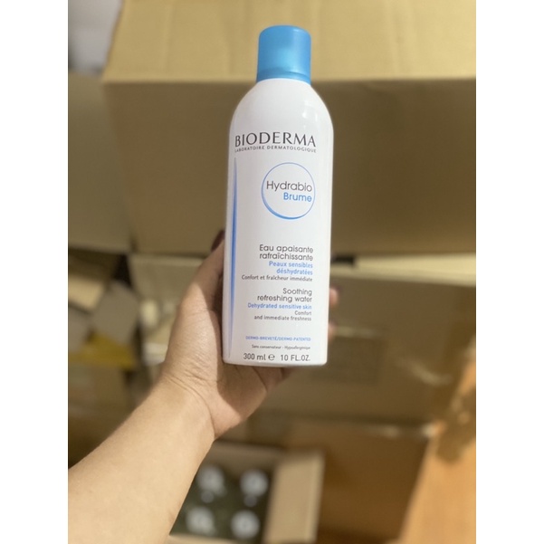 Xịt khoáng bioderma Hydrabio Brume 300ml pháp