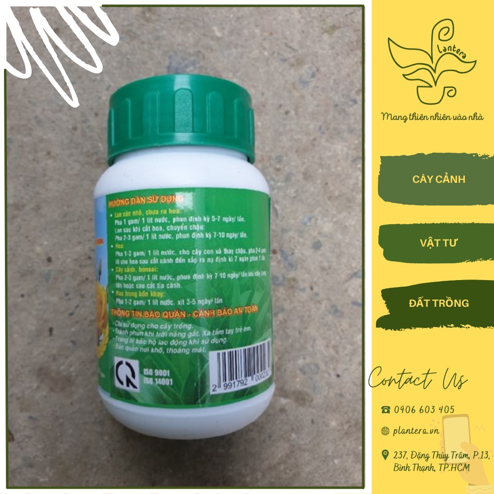 Phân bón lá Đầu Trâu 501 30-15-10 hũ 100Gr - Phân Bón Pha Nước - Vô Cơ