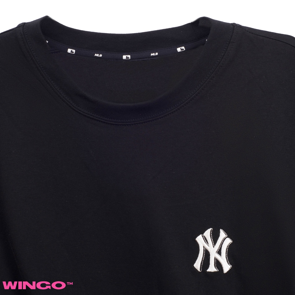 Áo MLB Basic Big Logo Short New York Yankee Black