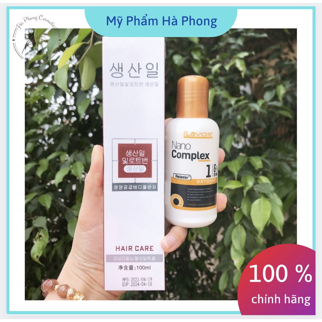 [ Chính Hãng ] Oxy Trợ Nhuộm Tóc Lavox Nano Complex 100ml ( 6%, 9%, 12% ), Pha Cùng Thuốc Nhuộm Tóc