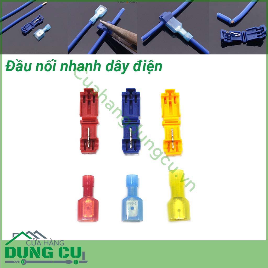 Bộ 30 cút nối nhanh dây điện chữ T