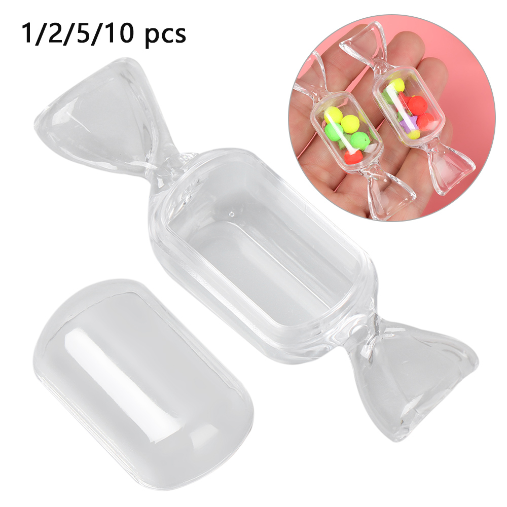 Set 1/2/5/10 Hộp Nhựa Acrylic Trong Suốt Đựng Đồ Trang Sức