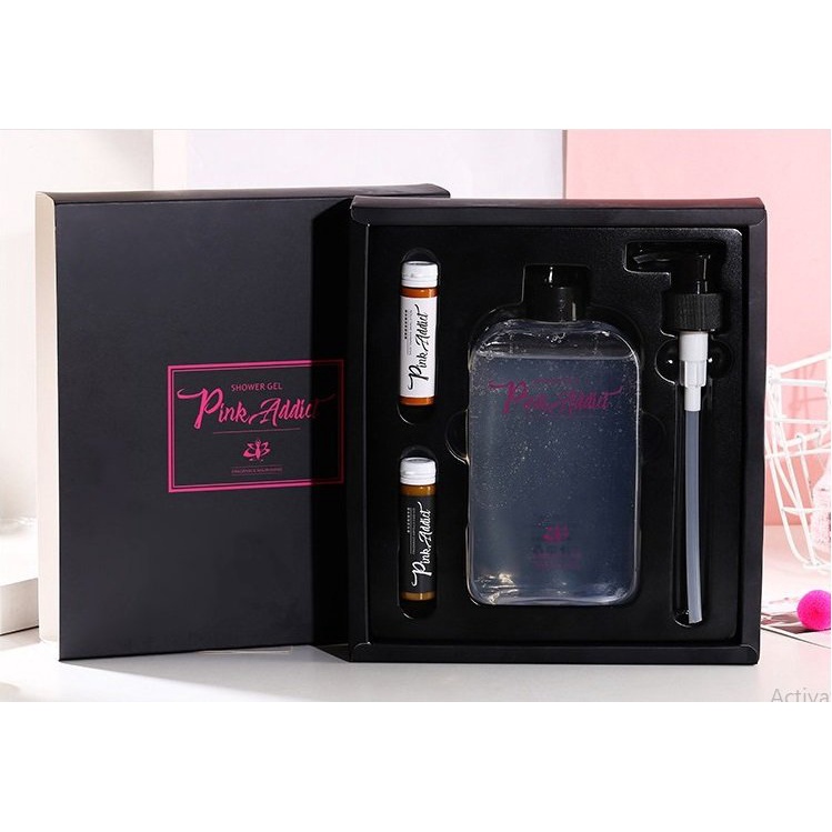 Sữa tắm hương nước hoa Pink Addict tự pha - Sữa tắm lưu hương dài lâu, hương thơm quyến rũ