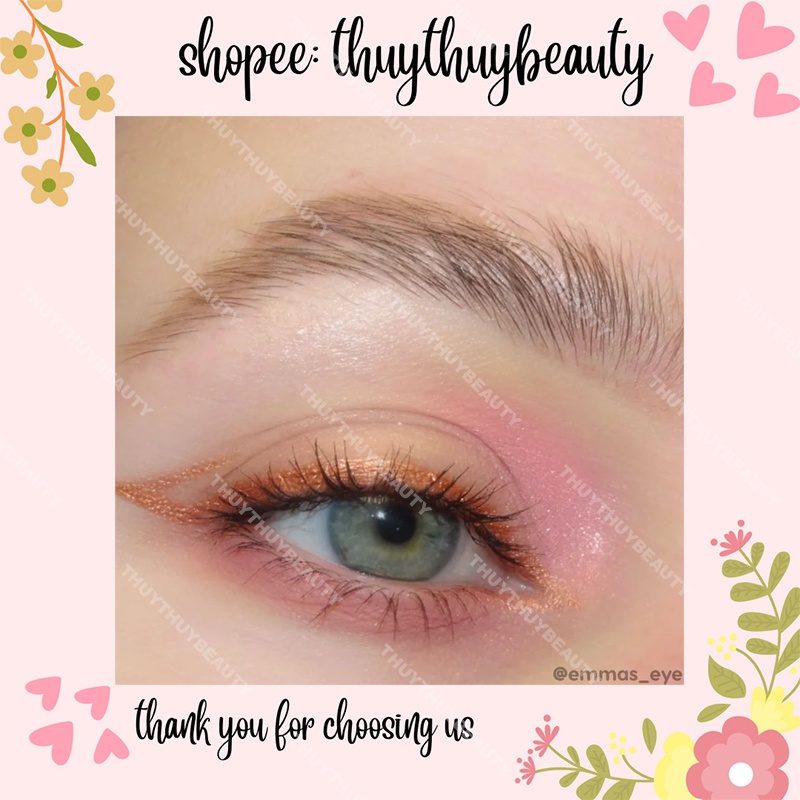 Bảng mắt Blush Crush ưa chuộng tone hồng tím nhũ phù hợp mọi outfit makeup chất phấn mềm mịn lên màu cực rõ bám màu lâu