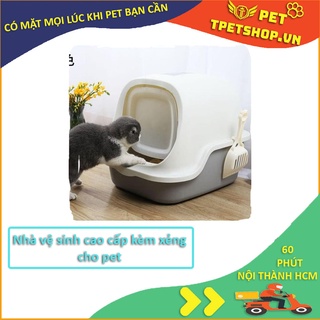 Nhà Vệ Sinh Cho Mèo Có Nắp Siêu Dễ Thương (Hàng nội địa).