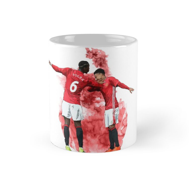 [Quà Lưu Niệm] Cốc Sứ In Hình - Pogba And Lingard Art - Dab - MSCS-IH95021 Chất Lượng