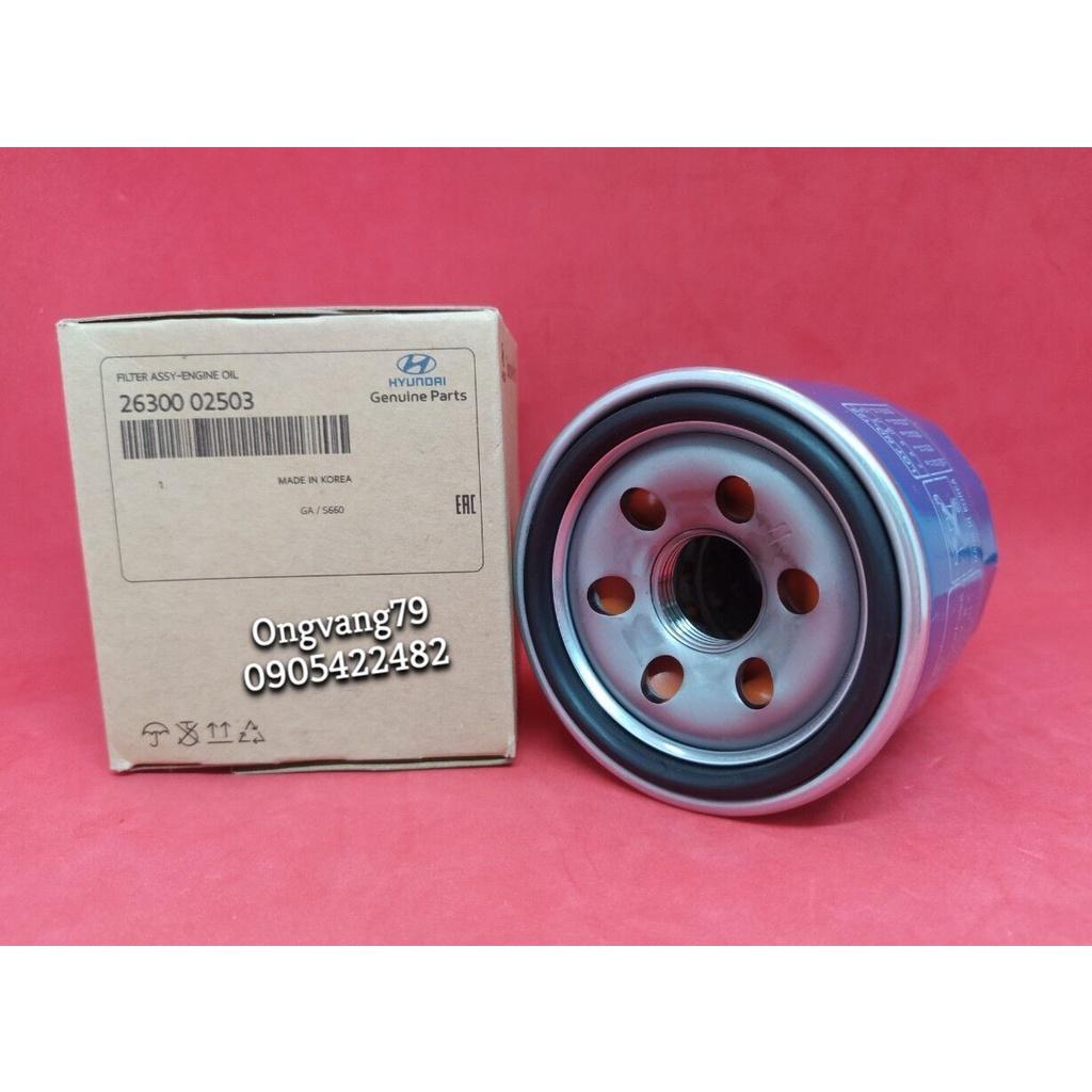 Lọc nhớt xe Accent 2018-2020, Kia Morning 2015-2018, Kia Soluto 2021-2022/ Mã số: 2630002503