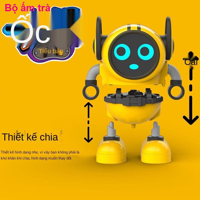 đồ sơ sinhĐồ chơi trẻ em Bibi Elf Xoay ma thuật Hyun Top Xiaobao Robot Cậu bé Kéo chỉ Đầu ngón tay Con quay