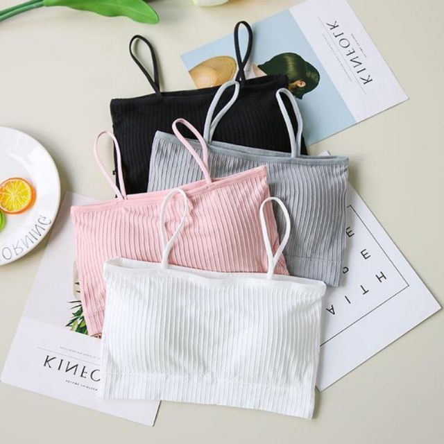 Áo Bra Len Gân, Áo Lót Gân Tăm Co giãn 4 chiều LaCa store H19-2