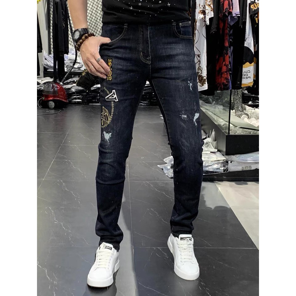 Quần Jean Nam - Quần Bò Nam co dãn ôm form tôn dáng chuẩn, quần jean thời trang cao cấp nam Muradfashion mẫu NT502 | WebRaoVat - webraovat.net.vn