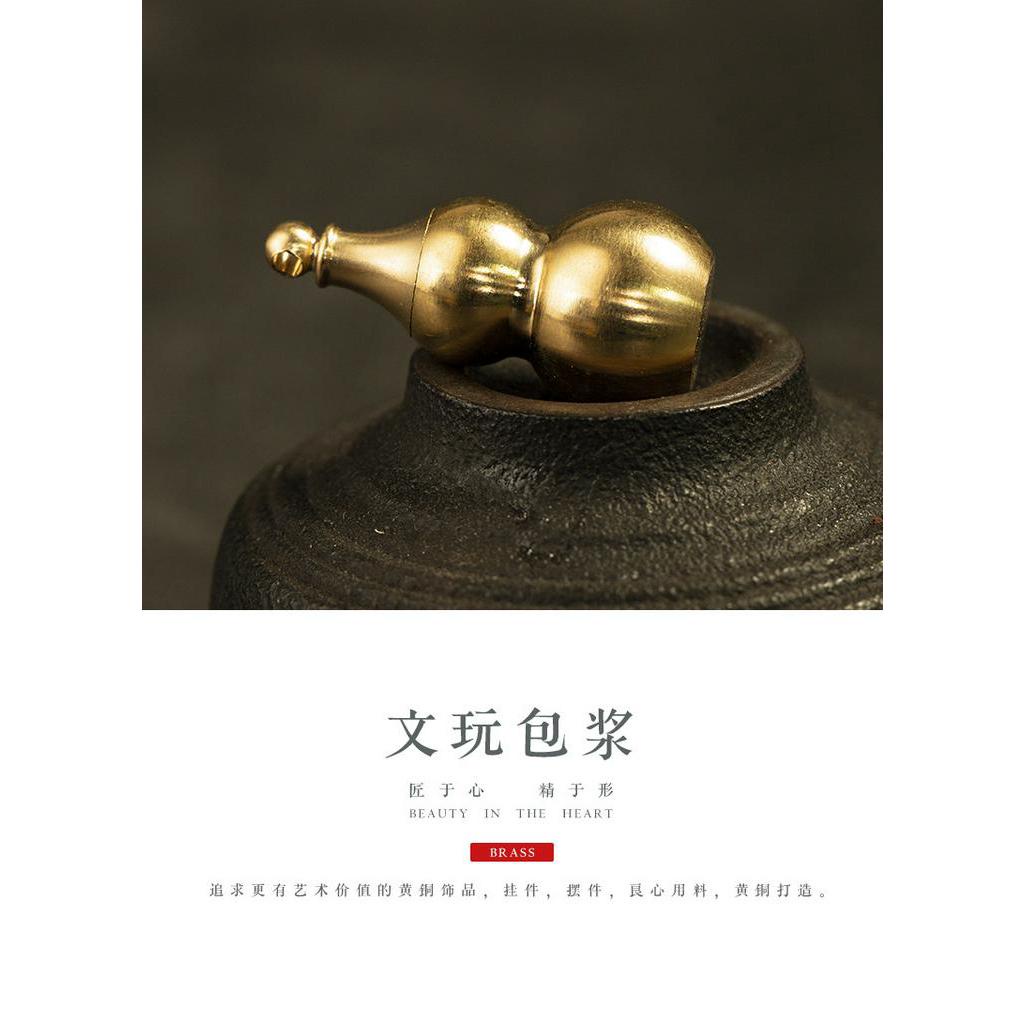 Mặt móc khóa bằng kim loại hình quả bầu sáng tạo