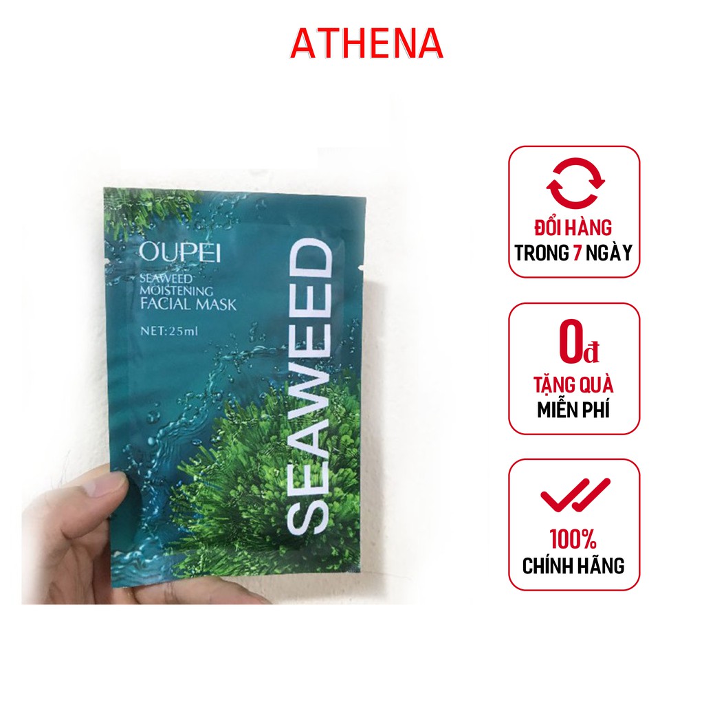 Mặt nạ Rong Biển SEAWEED Tảo Xanh Hàng Nội Địa Trung Chính Hãng - Hufshop (Ảnh Tự Chụp)