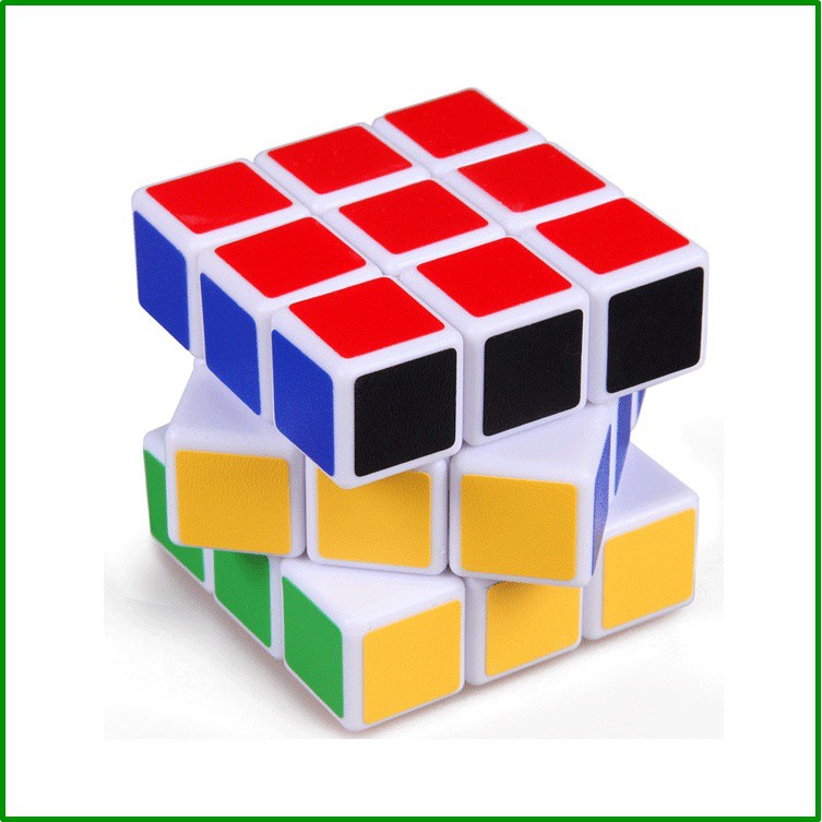 Đồ Chơi Rubik Magic Cube 3x3x3 Có Viền TRẮNG Cao Cấp